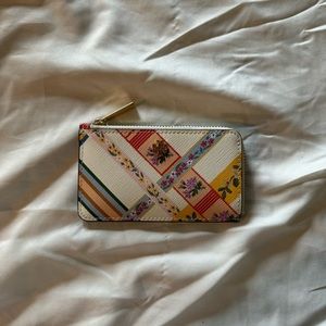 TORY BURCH TOP-ZIP CARD CASE